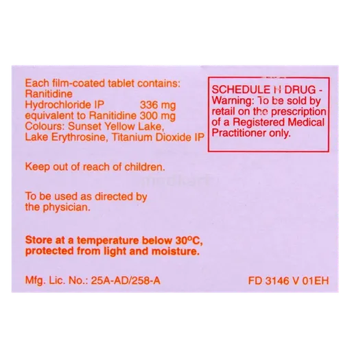 zinetac 300mg tablet 10's